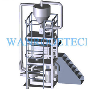 Molino para material plástico - PNWR series - WANROOE-TECH - de discos / vertical / compacto