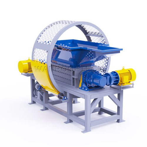 Destrozador primario - PNSS series - WANROOE-TECH - de 2 ejes / de neumáticos / de alto par