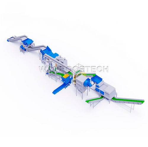 Unidad para reciclado de plástico - PNSS series - WANROOE-TECH - de refrigeradores / con granulación / separación de metales