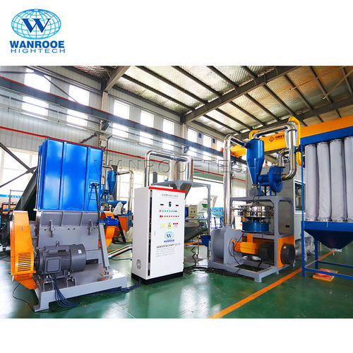Unidad para reciclado de plástico - WANROOE-TECH - de metales / separación de metales / mediante trituración