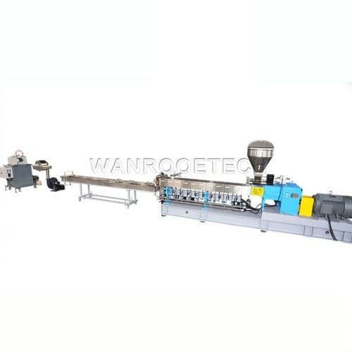 Granuladora frontal - SJPT series - WANROOE-TECH - de dos husillos / para material plástico / para desechos de plásticos