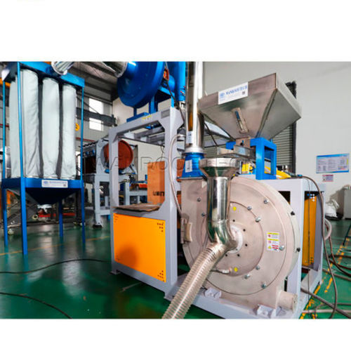 Molino para pulverulentos - PNMF series - WANROOE-TECH - para material plástico / de discos / horizontal