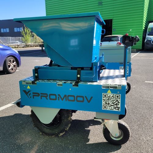 Volquete auto-basculante para residuos - ProMoov module benne - FreeMoov - para arena / de gran capacidad / automático
