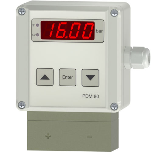 Transmisor de presión diferencial - PDM80-2 - Nöding Messtechnik - capacitivo / analógico / para líquido