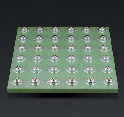 Rodillo esférico de acero inoxidable - PVU series - Hirakata Giken Co.,Ltd. - de acero / de plástico / para cargas pesadas