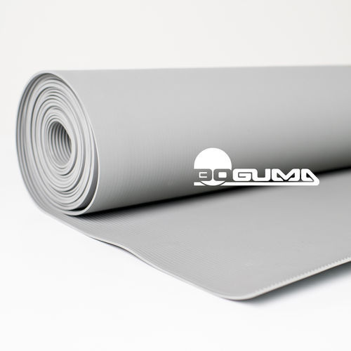 Alfombra aislante dieléctrica - DEK2-S7-1 - BOGUMA, s.r.o. - con estrías finas / de elastómero / amarilla
