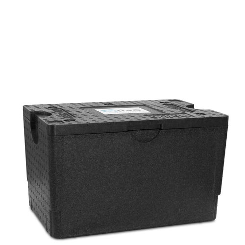 Contenedor isotérmico de polipropileno - BOX 34 - Olivo - con tapa / para pared