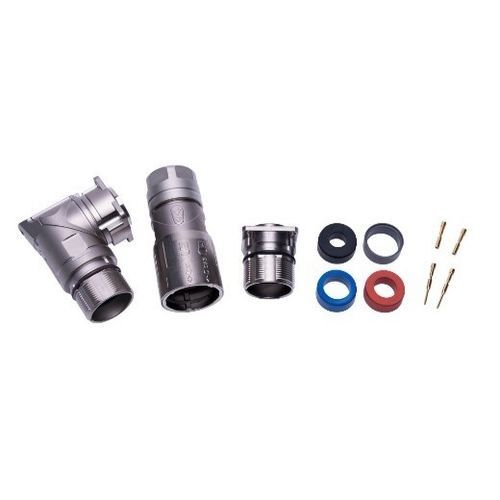 Conector de alimentación eléctrica - Prodaconn Technology Co., Ltd - circular / acodado / para soldadura por ola