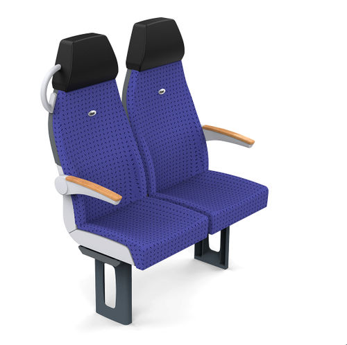 Asiento de tren clásico - MATCH G2 ECO - Kiel Seating Solutions - para trenes regionales / para trenes interurbanos / hilera larga