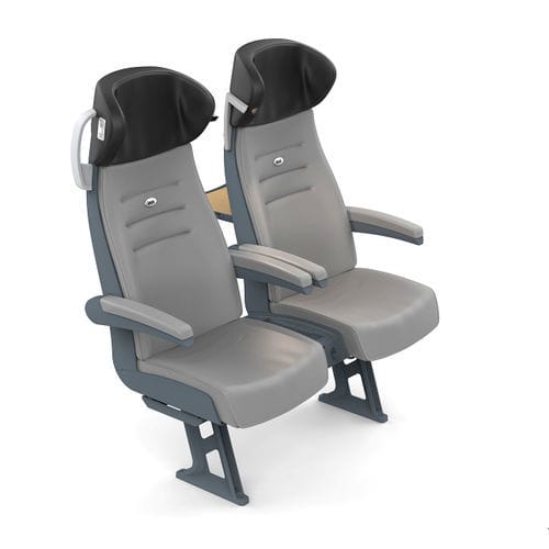 Asiento de tren clásico - COMFORTLINE - Kiel Seating Solutions - para trenes interurbanos / de espuma / doble