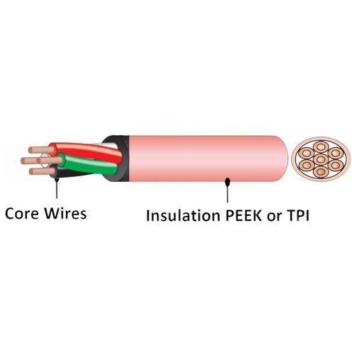 Cable eléctrico de alimentación - JK-05 - Jukorex New Material Co.，Ltd. - aislado / para aplicaciones nucleares / monoconductor