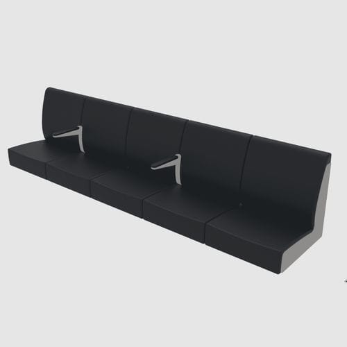 Asiento de tren clásico - Metro Soft - COMPINFAINSA - para metros / para vehículos de tren ligero / de tejido