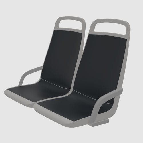Asiento de tren clásico - Neo City - COMPINFAINSA - para metros / plástico / simple