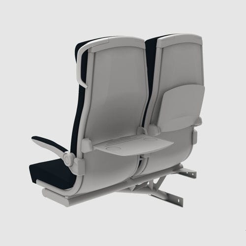 Asiento de tren clásico - Sophia - COMPINFAINSA - para trenes regionales / de espuma / doble