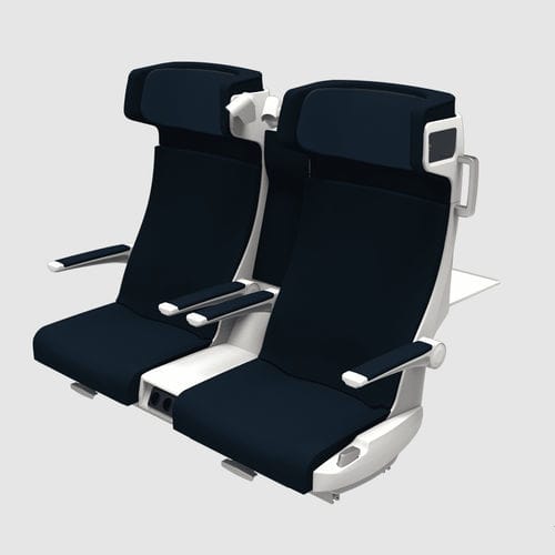 Asiento de tren clásico - Star Rail - COMPINFAINSA - para trenes interurbanos / de tejido / de espuma