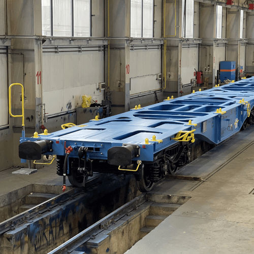 Transportador con ruedas - Sggmrss 90` - Kolowag - de plataforma / para contenedores
