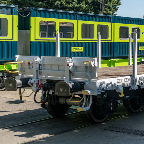 Transportador con ruedas - Rns - Kolowag - de plataforma