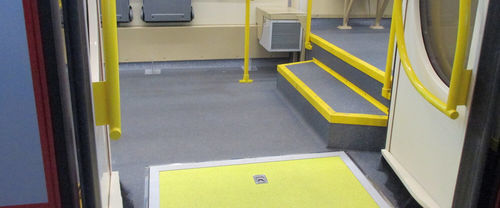 Revestimiento de suelo para tren de PVC - TRAVELLER CLASSIC HL - Gerflor - encolable / autoadhesivo / resistente al resbalamiento