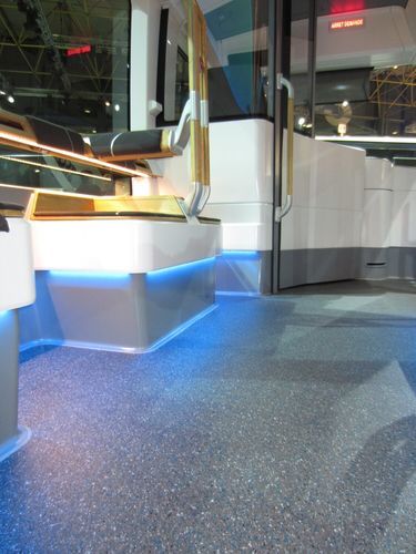 Revestimiento de suelo de textil - APOLLO NT - Gerflor - SiC / de material compuesto reforzado con fibra de vidrio / antideslizante