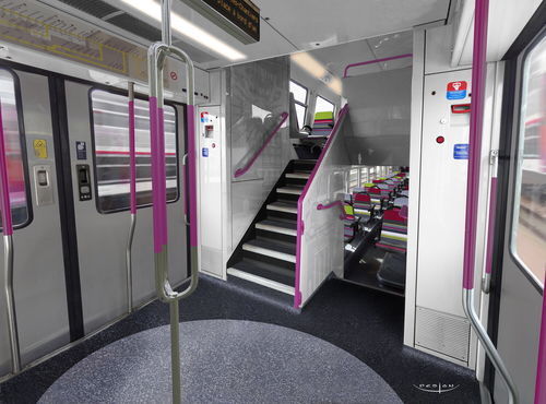 Revestimiento de suelo para tren de material compuesto - TRAVELLER EVOLUTION - Gerflor - HL2/HL3 / NFPA 130 / EN 45545