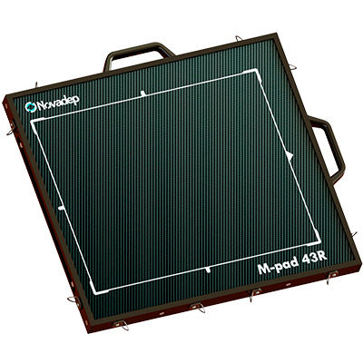 Panel detector plano de rayos X - M-pad 43R - Novadep NDT Systems - rayos Gamma / portátil / inalámbrico