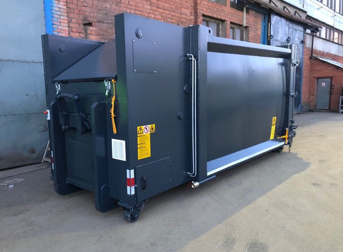 Compactador de basura orgánico - EMC BIO - Ecopress group - móvil / hidráulico / de carga superior