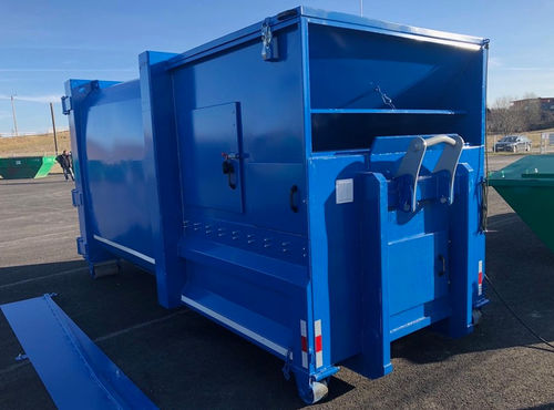 Compactador de basura cartón - EMC COMPACT - Ecopress group - móvil / horizontal / de carga lateral