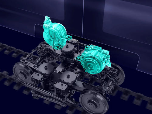 Motor de tracción ferroviaria asíncrono - MoComp  - Siemens Mobility - trifásico / con ventilación / suspendido por el morro