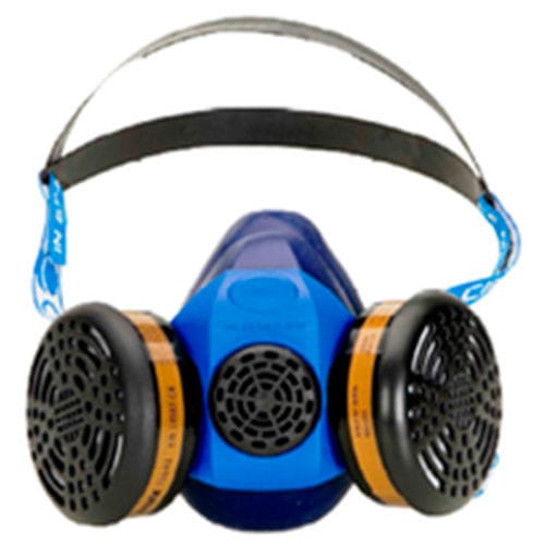 Máscara de protección reutilizable - 30912 – S2 - ZVG - semimáscara / azul