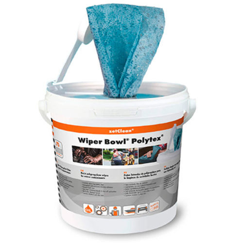 Cubo redondo - WIPER BOWL® POLYTEX - ZVG - con asidero / industrial