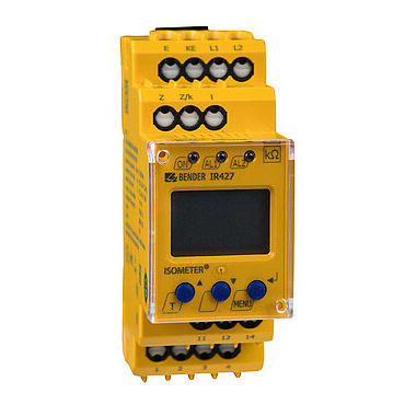 Aparato de control de aislamiento para red AC - ISOMETER® IR427 - BENDER GmbH & Co KG - con medición de la temperatura / con salida digital