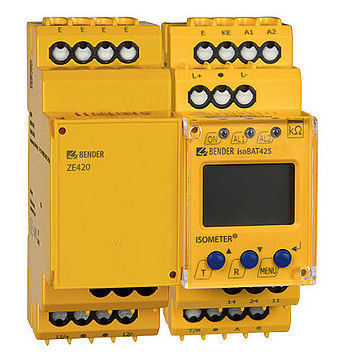 Aparato de control de aislamiento DC - ISOMETER® isoBAT425  - BENDER GmbH & Co KG - RS485 / Modbus RTU