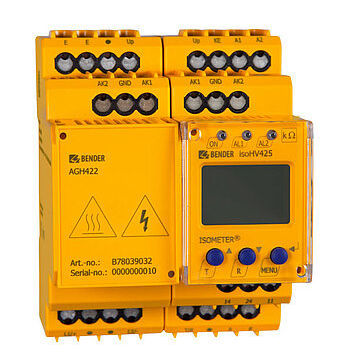 Aparato de control de aislamiento AC/DC - ISOMETER® isoHV425 - BENDER GmbH & Co KG - DC / RS485 / Modbus RTU