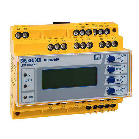 Sistema de supervisión de la corriente residual - LINETRAXX® RCMS460-D - BENDER GmbH & Co KG - de transformadores / RS-485 / continuo