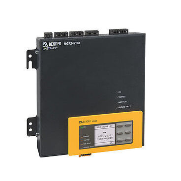 Aparato de vigilancia de resistencia de puesta a tierra - LINETRAXX® NGRM700 - BENDER GmbH & Co KG - defectos de puesta a la tierra / continuo
