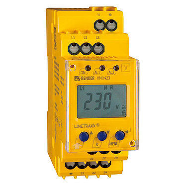 Relé de vigilancia de frecuencia - LINETRAXX® VMD423/VMD423H - BENDER GmbH & Co KG - de fases / de ausencia de fases / de desequilibrio de fases