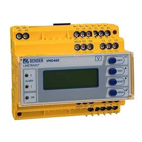 Relé de vigilancia de tensión - LINETRAXX® VMD460-NA - BENDER GmbH & Co KG - de frecuencia / en riel DIN / RS485