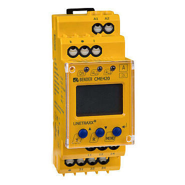Relé de vigilancia de sobreintensidad - LINETRAXX® CME420 - BENDER GmbH & Co KG - de subintensidad / AC / para motor eléctrico