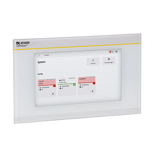 Terminal de control con pantalla táctil - COMTRAXX® CP9…-I series - BENDER GmbH & Co KG - al ras / empotrable / IP54