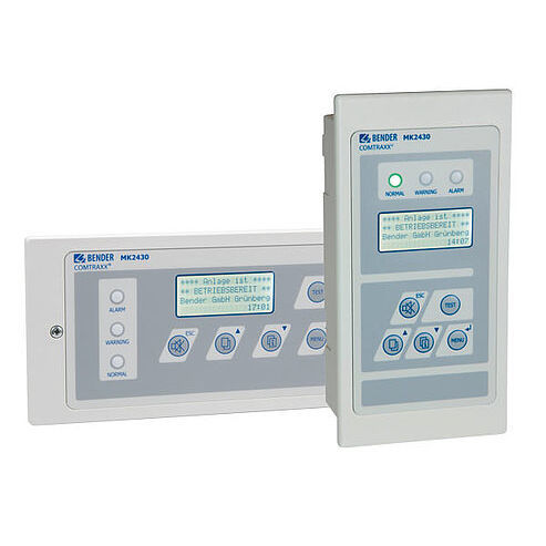 Anunciador de alarma para aplicaciones médicas - COMTRAXX® MK2430 - BENDER GmbH & Co KG - a distancia