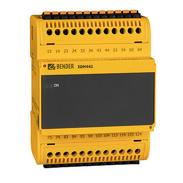 Módulo de relé de conmutación - IOM441 series  - BENDER GmbH & Co KG - para montaje sobre riel DIN
