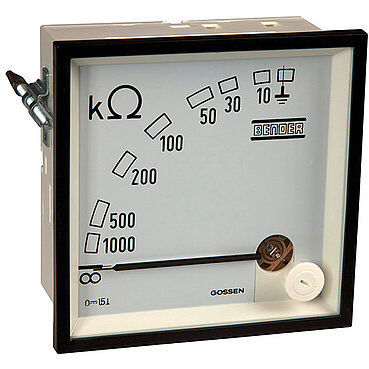 Instrumento de medida resistencia eléctrica - BENDER GmbH & Co KG - electrónico / industrial / de red eléctrica