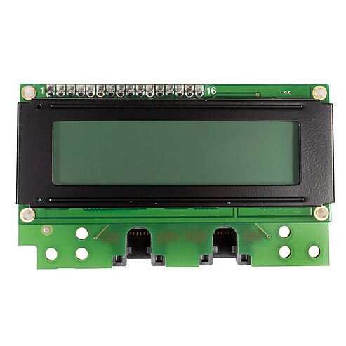 Módulo de visualización LED - DPM2x16FP - BENDER GmbH & Co KG - de matriz de puntos / monocromo / 16 x 2