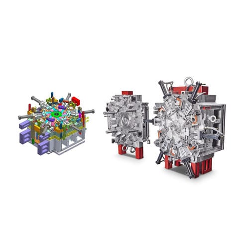 Molde de inyección de plástico de colada caliente - Shenzhen MJX Plastic Mold Co.,Ltd - piezas técnicas / series grandes / para aplicaciones industriales