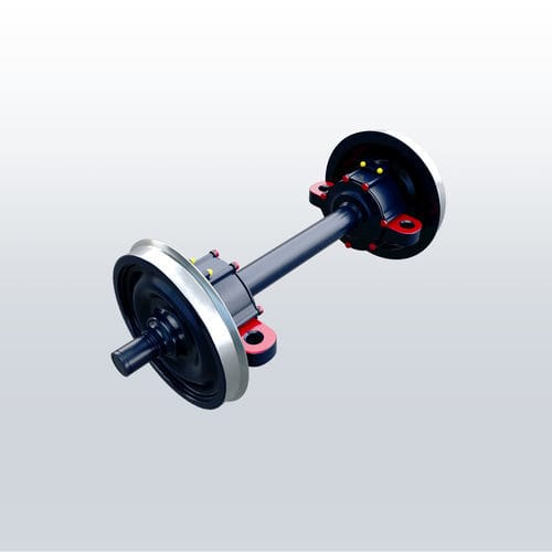 Juego de ruedas ferroviario para tranvías - Wheelsets - MMR Group Sp. z o.o. - AAR / ISO