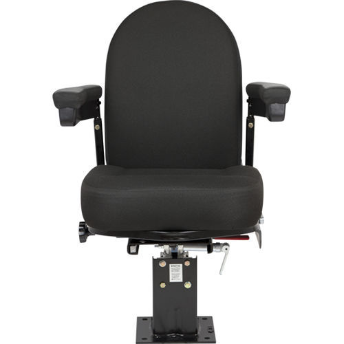 Asiento del maquinista negro - 3300 series - BAULTAR SEATING SOLUTIONS - para transportes / ecológico / ergonómico