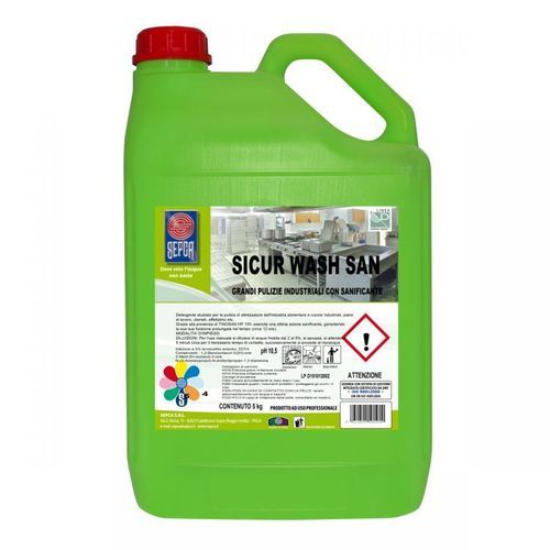 Detergente a base de agua - Sicur Wash San - Sepca Srl - para suelo / para la industria sanitaria / multiusos