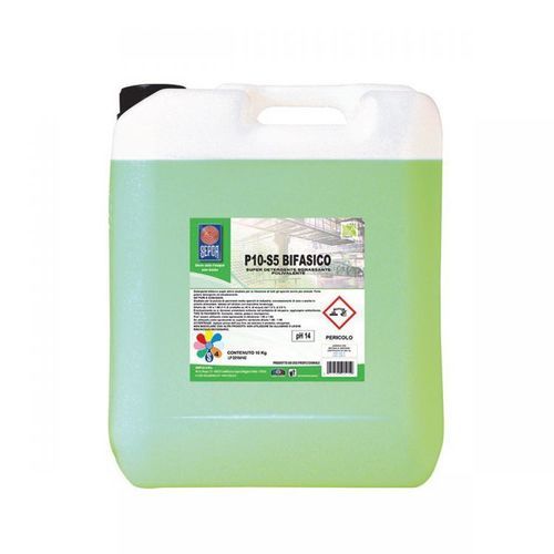 Detergente / desengrasante para suelo - P10-S5 BIFASE - Sepca Srl - de alta eficacia / bifásico