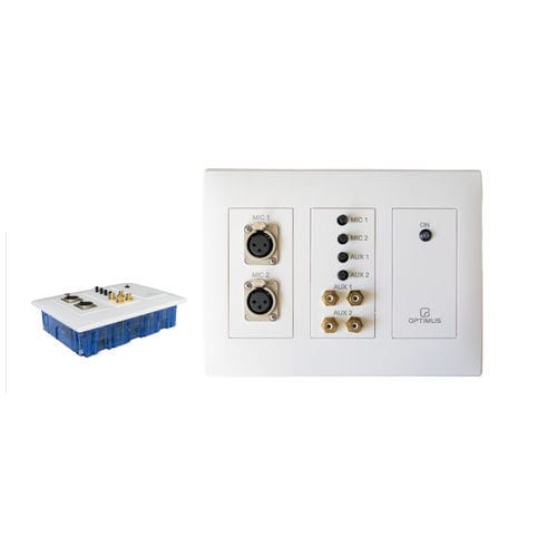 Preamplificador de señal - PM-4E - Optimus - para micrófono / DC / montaje
