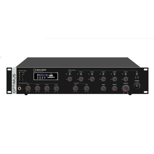 Amplificador de señal - MAV-240Z6 - Optimus - de audio / de potencia / para micrófono